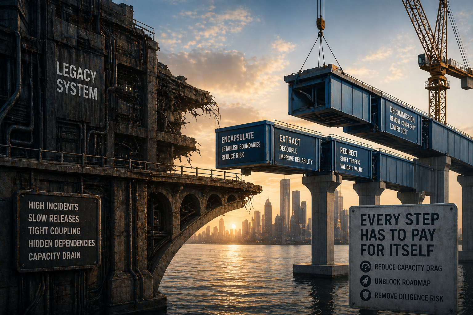 Modernization Without Destabilization: Every Step Has to Pay for Itself